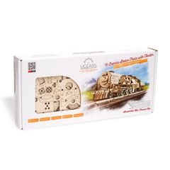 Ugears Παιχνίδι Κατασκευών Ξύλινo V-Express Steam Train with Tender
