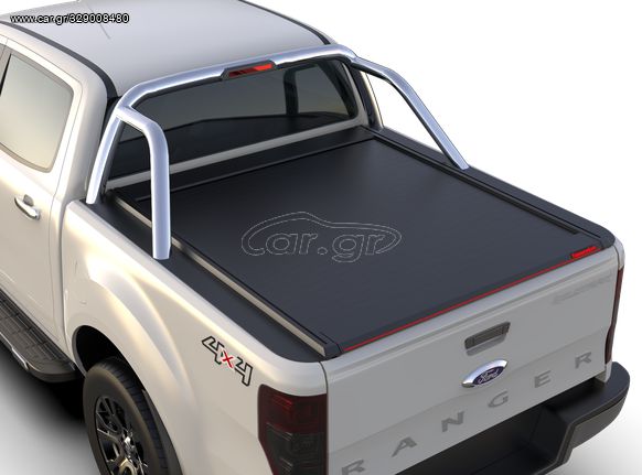 Tessera Roll+ ρολό καπάκι σε Μαύρο Ματ Ford Ranger 2012+/2016+/2020+