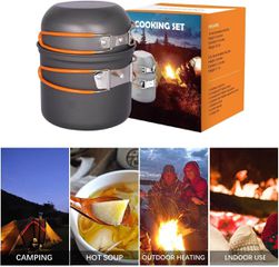 Σετ μαγειρικών σκευών Camping μαζί με εστία-thumb-6