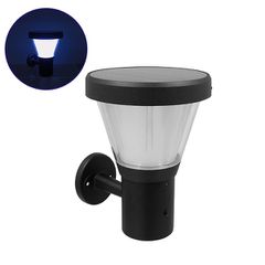 GLOBOSTAR® SOLARTIS 12126 Φωτιστικό Κολωνάκι Κήπου LED 10W 1000lm 180° με Ενσωματωμένο Φωτοβολταϊκό Panel 6V 5W & Επαναφορτιζόμενη Μπαταρία Li-ion 3.2V 6000mAh με Αισθητήρα Ημέρας-Νύχτας Αδιάβροχο IP6