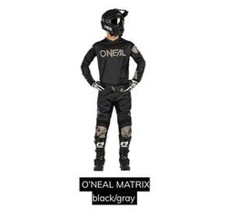 ONEAL ΣΤΟΛΗ MATRIX 2021 BLACK MOTOCROSS 