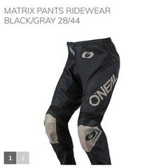 ONEAL ΠΑΝΤΕΛΟΝΙ MATRIX BLACK/GRAY 