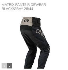ONEAL ΠΑΝΤΕΛΟΝΙ MATRIX BLACK/GRAY -thumb-1