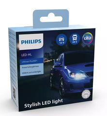 Λάμπες Philips HB3/HB4 Ultinon Pro3021 Led 12V 24V 20W 6000K 2τμχ 11005U3021X2