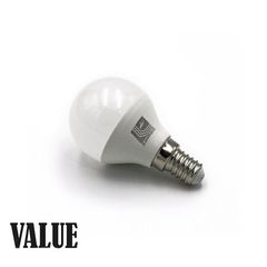 Λάμπα LED Σφαιρικό Ε14 3W 230V Ψυχρό 6200Κ Value 13-1481230 Adeleq
