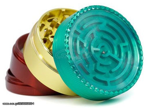 Grinder Τρίφτης 53mm Rasta «Labyrinth» - 4 Parts