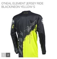 ΜΠΛΟΥΖΑ ONEAL ELEMENT BLACK/NEON YELLLOW-thumb-1