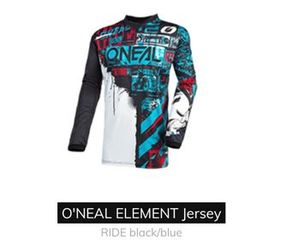 ΜΠΛΟΥΖΑ ONEAL ELEMENT BLACK/BLUE/RED