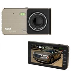 Διπλή Κάμερα DVR Παρμπρίζ Αυτοκινήτου FHD 1080p με 4 IPS Οθόνη Αφής - Ανιχνευτή Κίνησης - G Sensor & Parking Monitoring Andowl Q-CA992