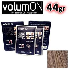 VolumON Hair Building Fibers Refill Pack, Μικρο-ίνες Κερατίνης 44gr Light Brown