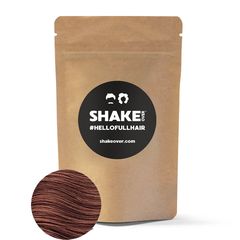 SHAKE OVER Refill Pack Μικρο-ίνες Κερατίνης με Ψευδάργυρο 60gr - Hair Building Zinc-enriched Fibers  Maroon