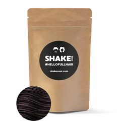 SHAKE OVER Refill Pack Μικρο-ίνες Κερατίνης με Ψευδάργυρο 60gr - Hair Building Zinc-enriched Fibers Dark Brown