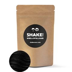 SHAKE OVER Refill Pack Μικρο-ίνες Κερατίνης με Ψευδάργυρο 60gr - Hair Building Zinc-enriched Fibers Black