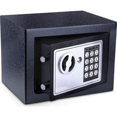 Mini Χρηματοκιβώτιο Ασφαλείας με Ψηφιακό Κλείδωμα 3-8 Ψηφίων & Κλειδί 17x23x17cm SB-17E