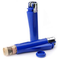 Έξυπνη Κρύπτη για Αντικείμενα Αξίας σε Σχήμα Αναπτήρα - Secret Lighter Hidden Stash Μπλε