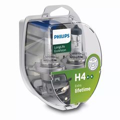 PHILIPS H4 12V 60/55W Longlife Ecovision 12342LLECOS2 2τμχ