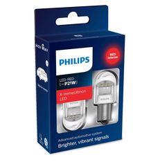 PHILIPS P21W X-Treme Ultinon Led Gen2 κόκκινο 12/24V 2.7W 2τμχ 11498XURX2