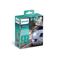 PHILIPS H8/11/16 Ultinon Pro5000 HL Led 12V/24V 15W +160% Περισσ. Φως 2τμχ 11366U50CWX2