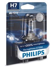 PHILIPS Η7 Racing Vision GT200 12V 55W Έως 200% Περισσ.Φως (12972RGTB1) 1τμχ