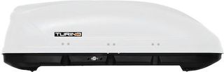 Μπαγκαζιέρα οροφής Turino Compact 141x83x45cm με διπλό άνοιγμα με κλειδί, 360 λίτρα - λευκή