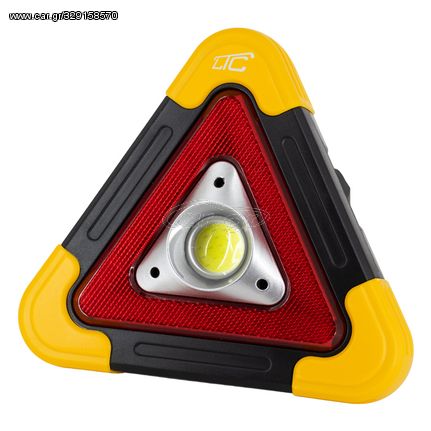 LTC τρίγωνο ασφαλείας εκτάκτου ανάγκης LXLL78, ηλιακό, LED COB, 1200mAh