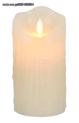 LTC LED φωτιστικό κερί LXSLED13, 7.5 x 17.5cm, λευκό