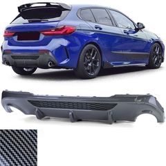 Σπορ πίσω διαχύτης απόδοσης CARBON FIBER LOOK κατάλληλος για BMW 1 σειρά F40 από 19