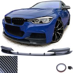 Μπροστινή αεροτομή, Sport Carbon Look κατάλληλη για BMW Σειρά 3 F30 F31 11-19