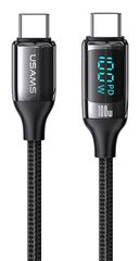 USAMS καλώδιο USB Type-C US-SJ546, 100W/5A, 1.2m, μαύρο