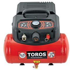 Toros OilFree Κομπρεσέρ Αέρος με Ισχυ 1.5hp και Αεροφυλάκιο 6lt