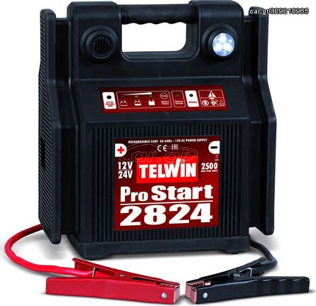 Telwin Εκκινητής Μπαταρίας Αυτοκινήτου 12V με Φακό Prostart 2824