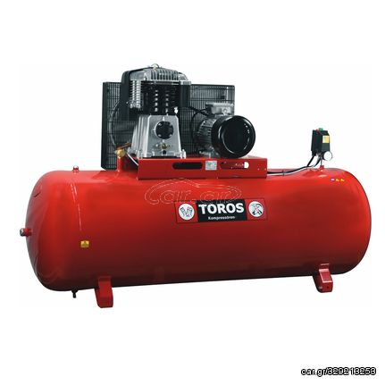 Toros BK 120-500F-10 Τριφασικό Κομπρεσέρ Αέρος με Ισχυ 10hp και Αεροφυλάκιο 500lt