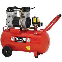 Toros Oil Free SILENT Μονοφασικό Κομπρεσέρ Αέρος με Ισχυ 1.55hp και Αεροφυλάκιο 50lt