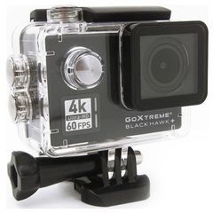 EasyPix GoXtreme Black Hawk+ Action Camera 4K Ultra HD Υποβρύχια (με Θήκη) Μαύρη με Οθόνη 2"