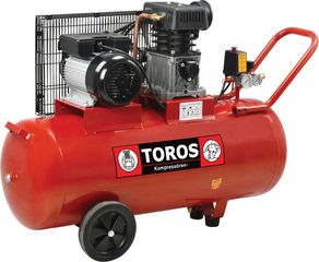 Toros ZA65-100 Μονοφασικό Κομπρεσέρ Αέρος με Ισχυ 3hp και Αεροφυλάκιο 100lt