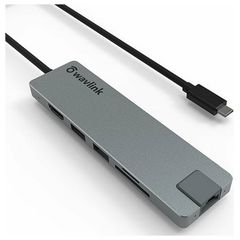 Wavlink USB-C Docking Station με HDMI 4K PD Ethernet Γκρι (WL-UHP3409)