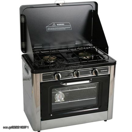 Thermogatz CS-02 Φουρνάκι Αερίου 25lt με 2 Εστίες