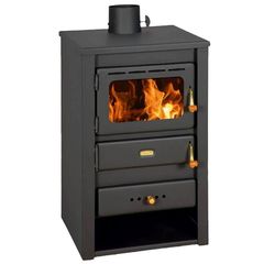 Ntontos K22 Χαλύβδινη Ξυλόσομπα 10kW Γκρι