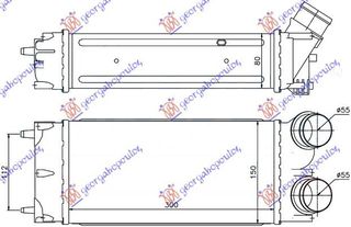 ΨΥΓ.INTER.1,6-16V Vti THP(300x150x80) Peugeot 3008 13-16 - 625106220