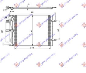 Ψυγειο A/C 1.5 Dci (49x37.6x1.6) Nissan Note 06-13 - 036406410