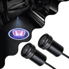 GLOBOSTAR® GHOSTLOGO 81608 Projector Προβολής Μάρκας Αυτοκινήτου HONDA LED 2.5W/5W 100lm/200lm 45° DC 12V Αδιάβροχο IP65 Ψυχρό Λευκό 6000K - CREE XHP35 Chip - Μ2.2 x Π3.4 x Υ2.2cm / Q1.9cm - Πακέτο 2