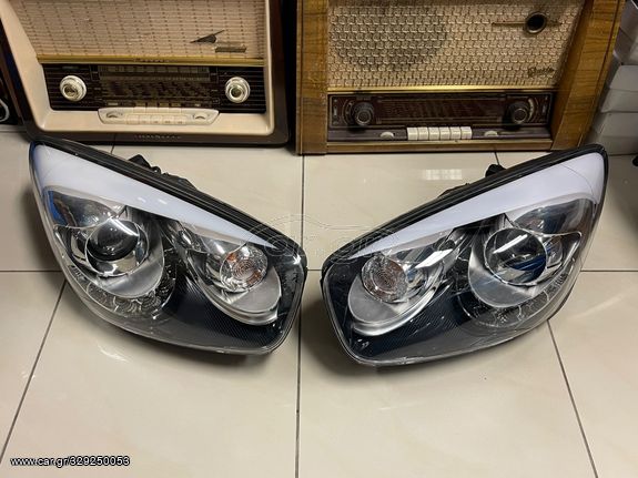 KIA PICANTO FULL LED SET ΓΝΗΣΙΑ ΦΑΝΑΡΙΑ ΕΜΠΡΟΣ
