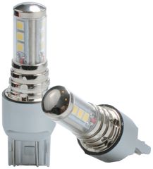 T20 12V PGJ19-2 LED 9x3030chip 6W LG PREMIUM ΛΕΥΚΟ 1ΤΕΜ.
