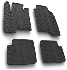 FIAT PANDA 02/2012-10/2020 / FIAT PANDA 11/2020+ ΜΑΡΚΕ ΠΑΤΑΚΙΑ SUMISURA ΛΑΣΤΙΧΟ ΣΕ ΜΑΥΡΟ ΧΡΩΜΑ ME ΚΟΥΜΠΩΜΑΤΑ LAMPA - 4 ΤΕΜ.