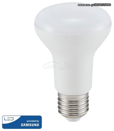 Λάμπα LED E27 R63 8.5W 230V 120° 806lm IP20 Samsung Chip Ζεστό Λευκό 21141 V-TAC