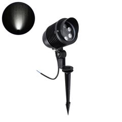 GloboStar® TREELIGHT-LINA 90653 Σποτ Φωτισμού Ειδικό για Φυτά - Δέντρα με Βάση Κήπου / Καρφωτό LED 6W 720lm 30° DC 24V Αδιάβροχο IP65 Μ10.5 x Π18 x Υ40cm Ψυχρό Λευκό 6000K - Γκρι Ανθρακί - 3 Years War