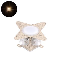 GLOBOSTAR® WALLLIGHT-CINA 90658 Μοντέρνο Φωτιστικό Τοίχου - Απλίκα LED 10W 1100lm 10° AC 220-240V Αδιάβροχο IP65 Θερμό Λευκό 2700K - CREE COB Chip & TÜV SÜD Driver - Μπεζ - Μ18.5 x Π18.5 x Υ8.5cm - 3