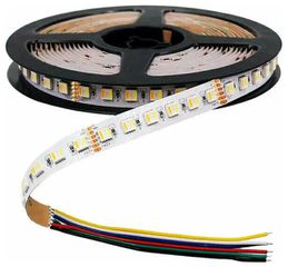 V-TAC Ταινία LED SMD 24V 24W 1680lm/m 60LEDs/m 120° IP20 3σε1 Ζεστό+Φυσικό+Ψυχρό Λευκό+RGB 2895 (5 μέτρα)