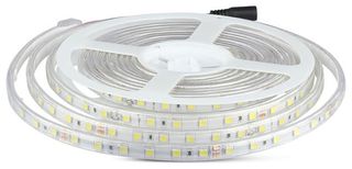 V-TAC Ταινία LED SMD 24V 10W 830lm/m 60LEDs/m 120° IP65 Ψυχρό Λευκό 212564 (5 μέτρα)