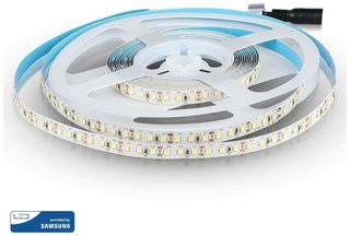 Ταινία LED SMD 12V 12W 1320lm 120LEDs/m 120° IP20 Samsung Chip Φυσικό Λευκό 21324 V-TAC (5 μέτρα)